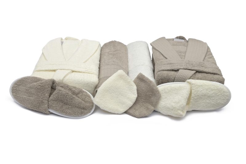 Egyptian Cotton Bathrobe set of 12 pieces