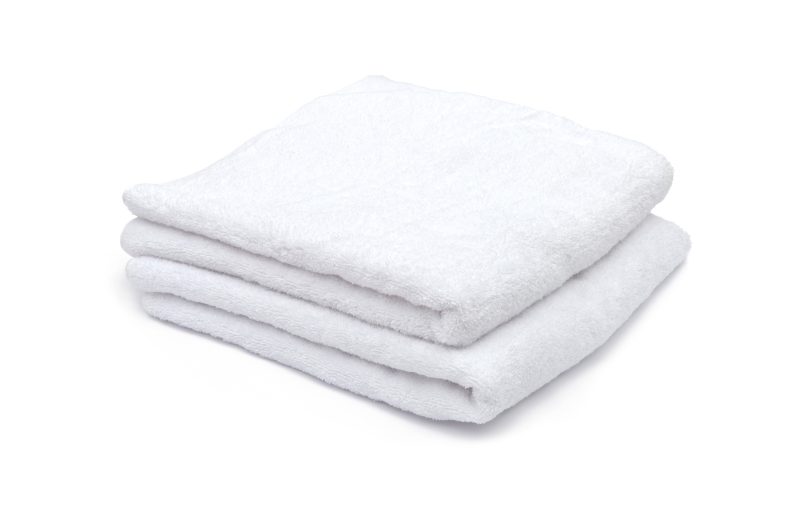 Egyptian Cotton Bath Towel 140x70 CM  White 2 pieces - Image 2