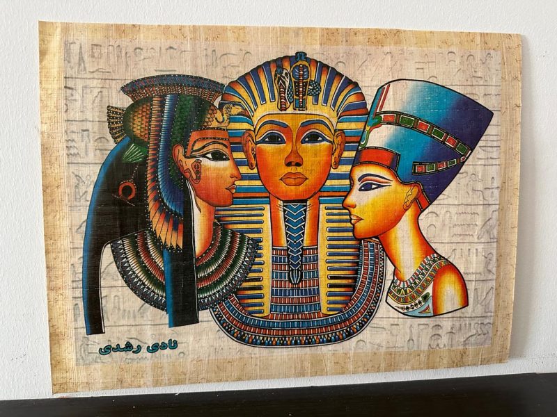 Ancient Egyptian papyrus painting for home decoration 30x40 CM