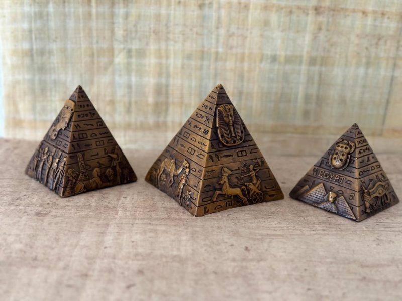 Egyptian Pyramid Statue, stone, for Home, Office, Gift or Decoration