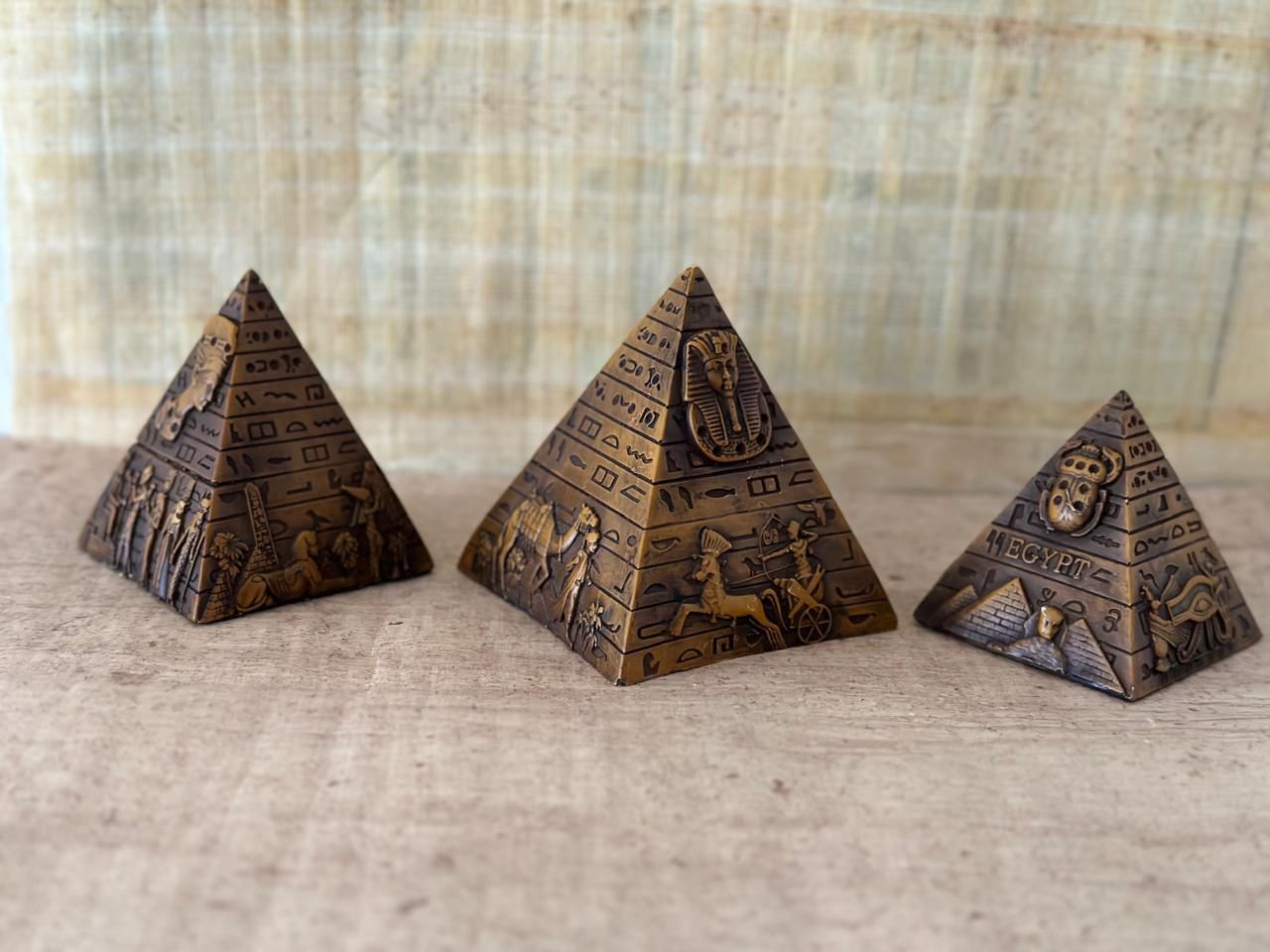 Egyptian Pyramid Statue