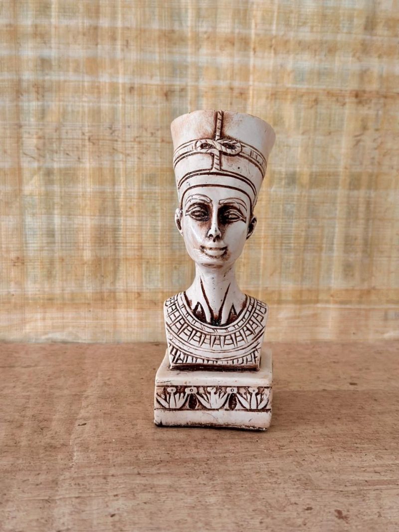 Decorative Egyptian Bust Statue, 13 cm Height, for Home Decor, Wall Plaques, Tabletop